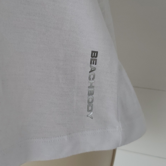 TEAM BEACHBODY COACH Tank Top White Black Size S - Picture 3 of 13